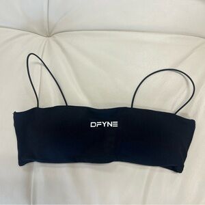 Black Strappy Sports Bra Size XS